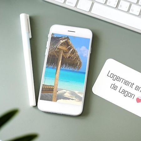 Romantique Et Bel Appartement En Bord De La Mer, Piscine Surveillee Et Belle Plage A 50M Сен Франсоа Екстериор снимка